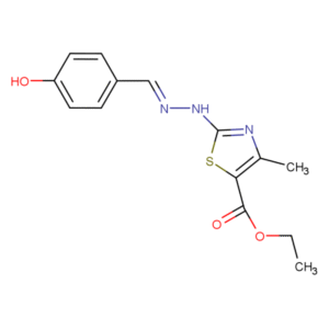 RAM2462... N-(5-ethoxy&shy;carbonyl-4-methyl&shy;thiazol-2-yl)-4-hydroxy&shy;benz&shy;aldehyde hydrazone