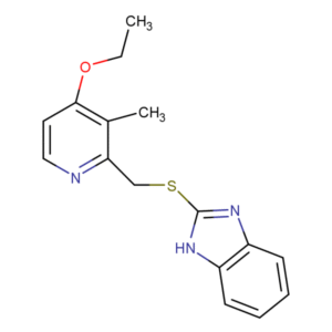 RAM2496... 2-[[4-ethoxy-3-methyl-pyridin-2- yl)-methyl&shy;thio]-benz&shy;imidazole