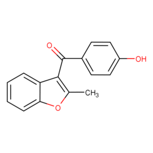 RAM2539... 3-(4-hydroxy&shy;benz&shy;oyl&shy;)-2-methyl-benz&shy;ofuran