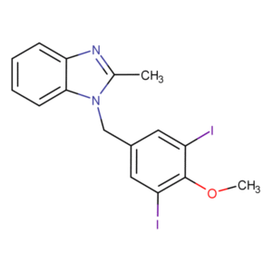 RAM2541... 1-(3,5-diiodo-4-methoxy&shy;&shy;benz&shy;yl)-2-methyl&shy;benz&shy;imidazole