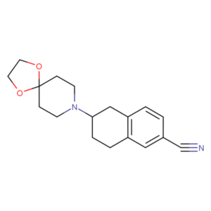 RAM3094... 2-(4,4-ethyl&shy;enedioxo&shy;piperidin-1-yl)-6-cyano-1,2,3,4-tetra&shy;hydronaphthalene