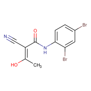 RAM3483... N-(2,4-dibromo&shy;phenyl&shy;)-2--cyano-3-hydroxy-crotone&shy;amide