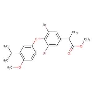 RAM3523... Methyl 2-(3,5-dibromo-4-(4-methoxy&shy;-3-isopropyl&shy;phenoxy&shy;)-propionate