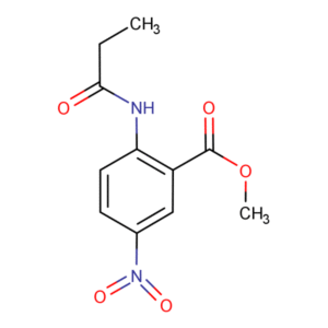 RAM3527... Methyl 2-propamido-5-nitro&shy;benz&shy;oate
