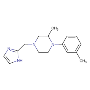 RAM3433... 1-(3-Methyl&shy;phenyl&shy;)-2-methyl-4-(imidazol-2-ylmethyl&shy;)-piperazine