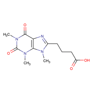 RAM3529... 4-(1,3,9-trimethyl-2,3,6,9-tetra&shy;hydro-1H-purine-2,6-dione-8-yl)-butan&shy;oic acid