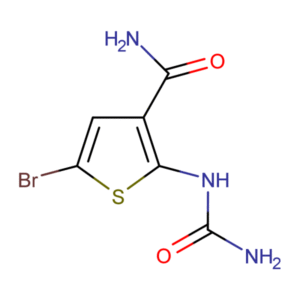 RAM4232... 5-Bromo-2-ureido&shy;thiophene-3-carboxamide